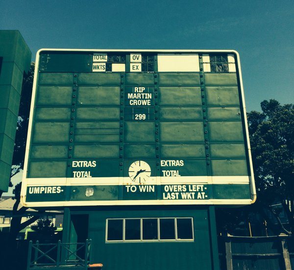 Crowe scoreboard