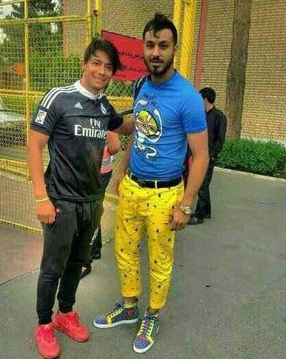 These trousers have earned Iran goalkeeper Sosha Makani a six-month suspension