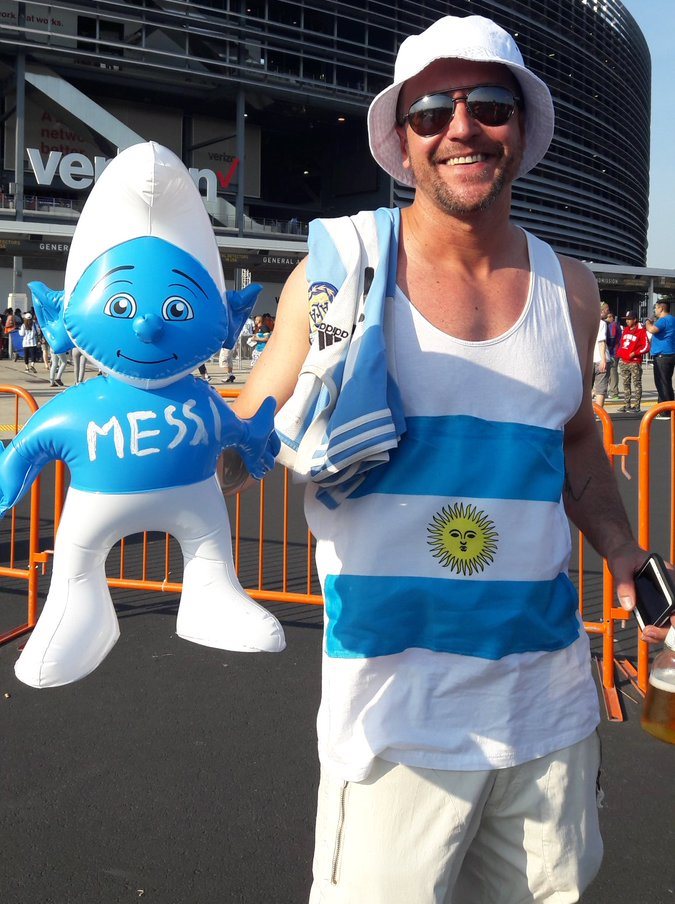 Messi Smurf